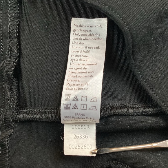 SPANX Ponte Ankle Leggings Black 1X - Picture 15 of 15